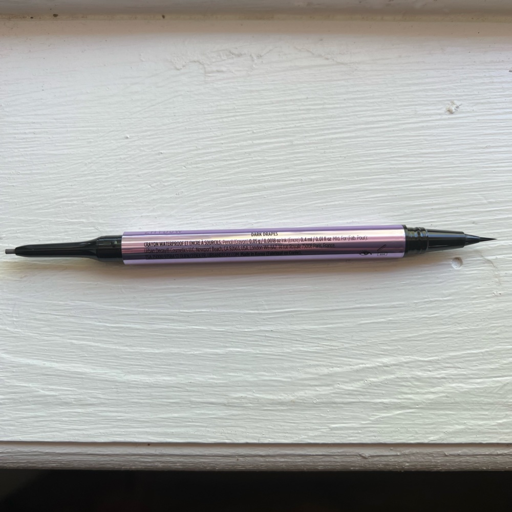 Urban decay brow pencil in dark drapes